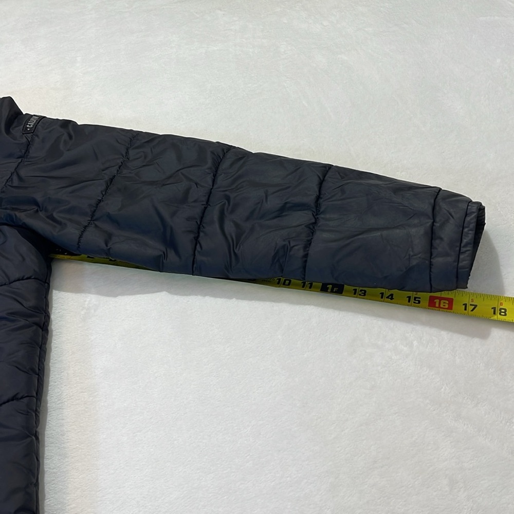 CALVIN KLEIN SIZE M Men's Black Puffer Jacket - Picture 5 of 8